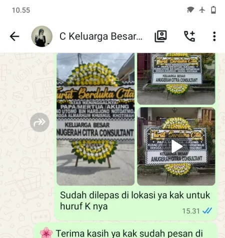Pengiriman Papan Bunga Duka Candirejo Bawang
