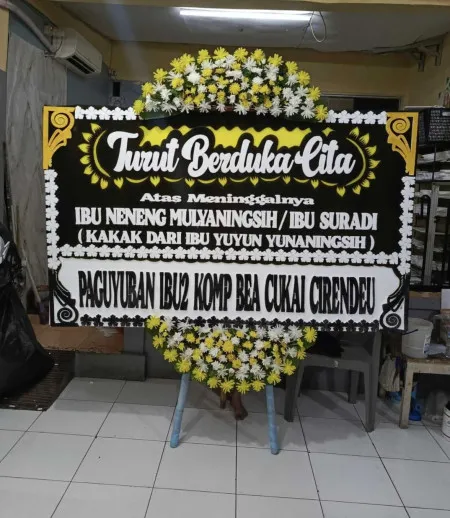 Papan Bunga Duka Candirejo Bawang